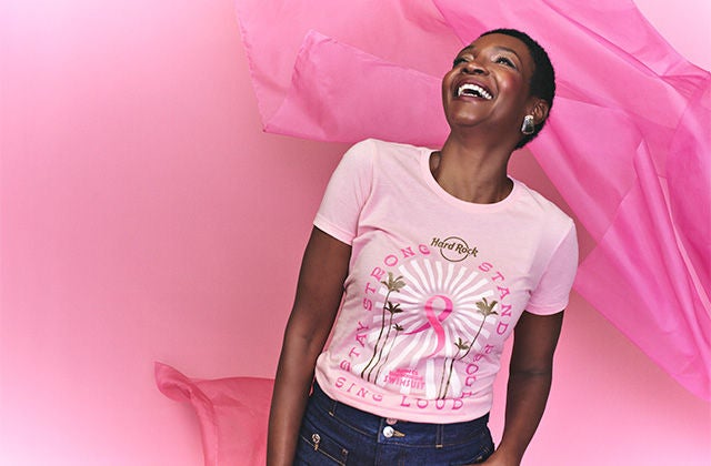 Pinktober banner with Roshumba Williams